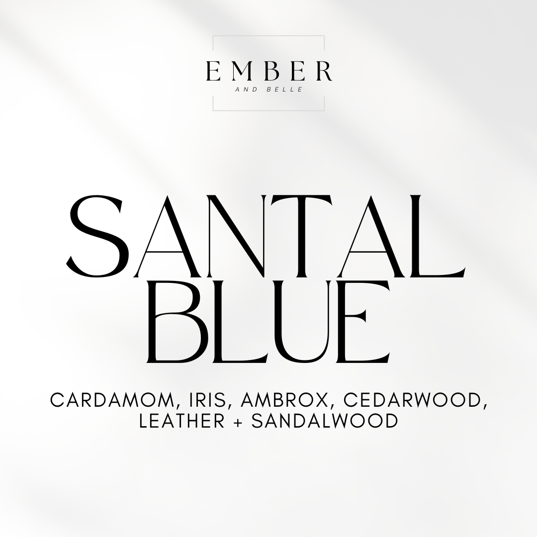 SANTAL BLUE ROLLERBALL COLOGNE FRAGRANCE (10 ML) image 1