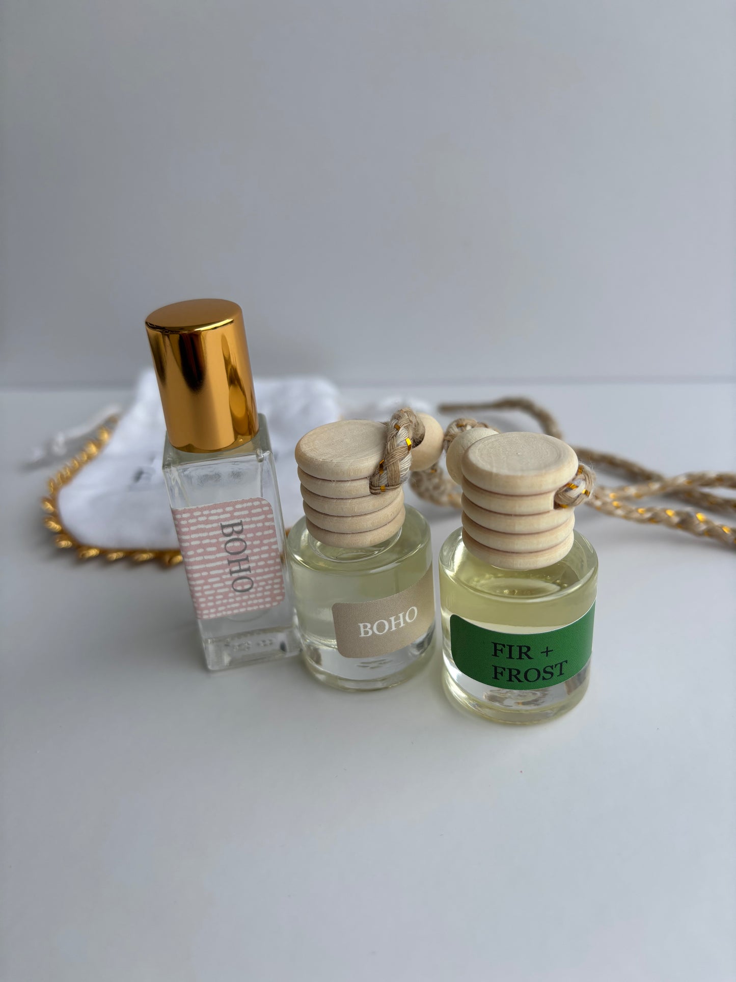 HOLIDAY MINI BOHO ROLLER AND CAR DIFFUSER SET