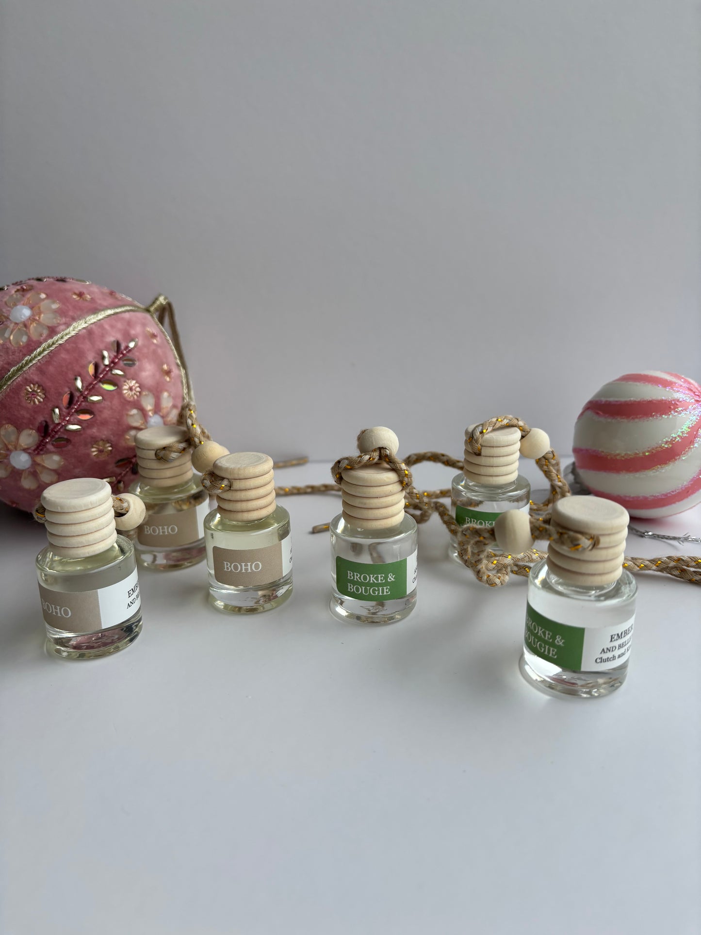 HOLIDAY FAVORITE THINGS CAR DIFFUSER SET OF 6