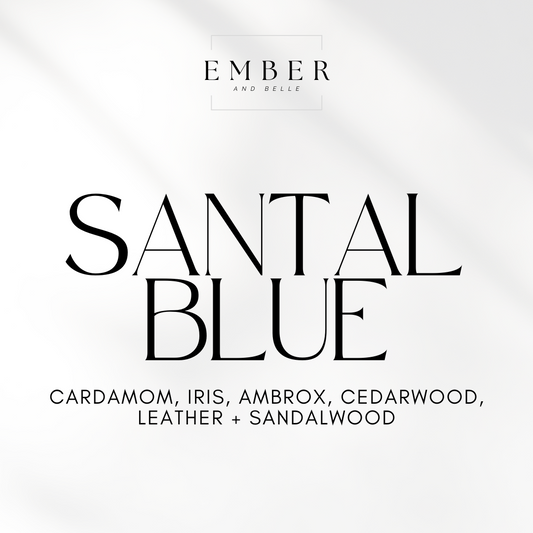 SANTAL BLUE ROLLERBALL COLOGNE FRAGRANCE (10 ML) image 1