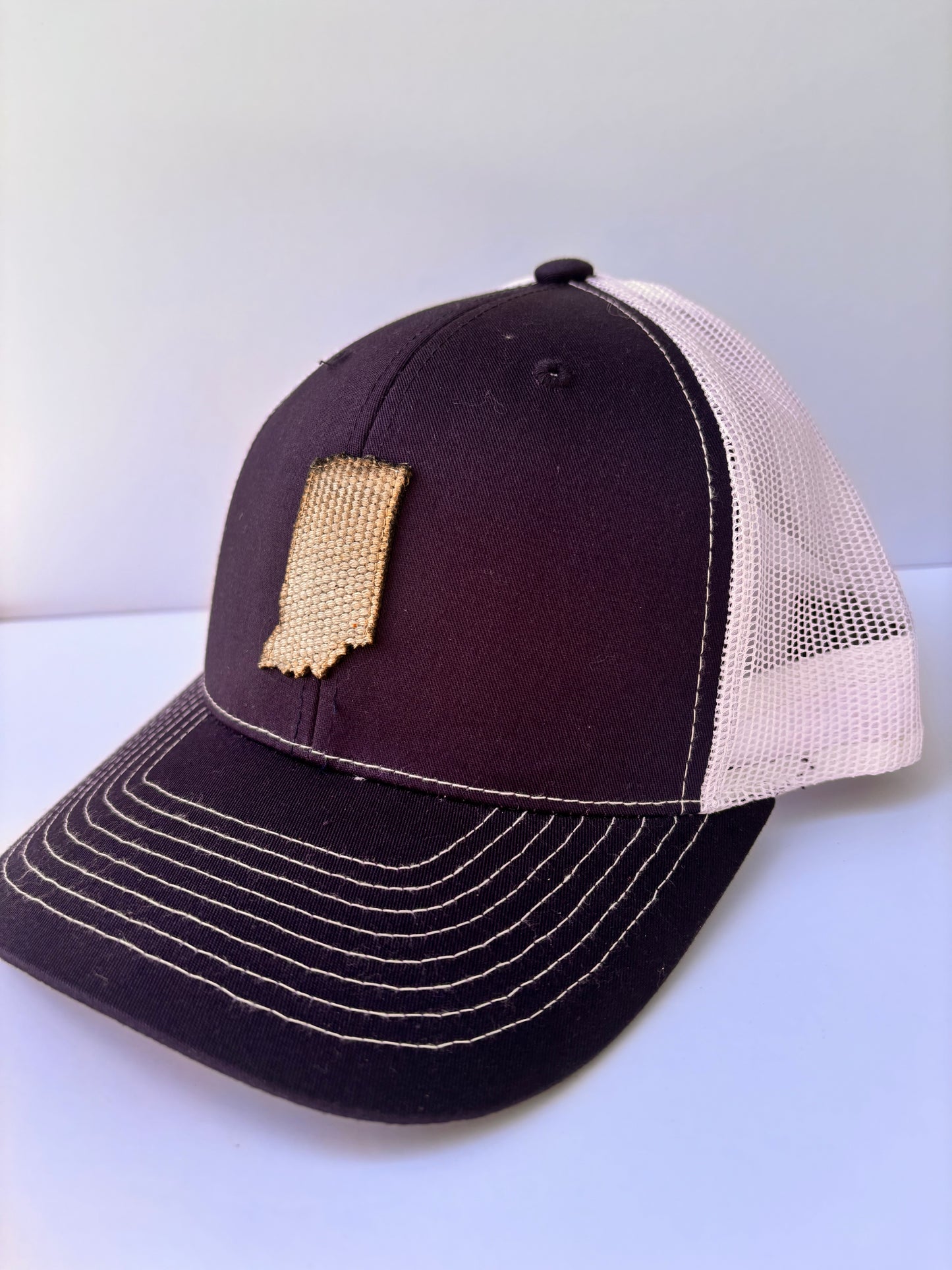 INDIANA STATE FIREHOSE PATCH SNAPBACK HAT
