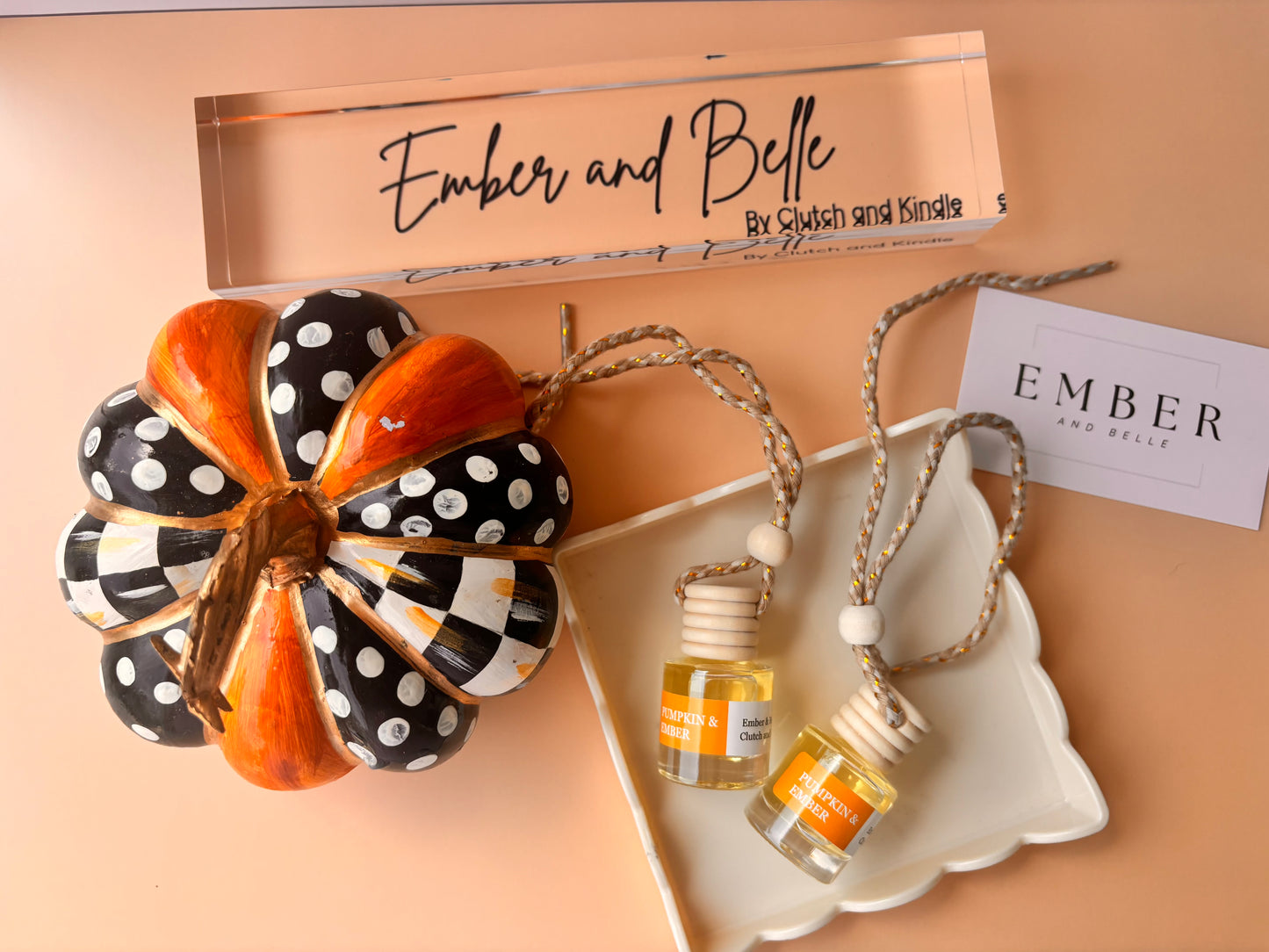 PUMPKIN + EMBER CAR DIFFUSER