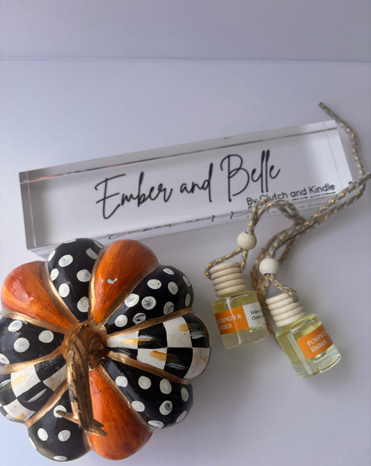 PUMPKIN + EMBER CAR DIFFUSER