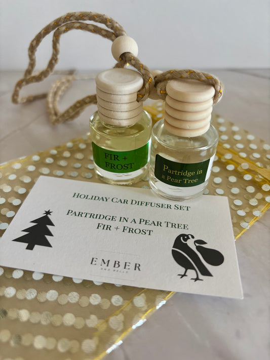 HOLIDAY CAR DIFFUSER DUO SET