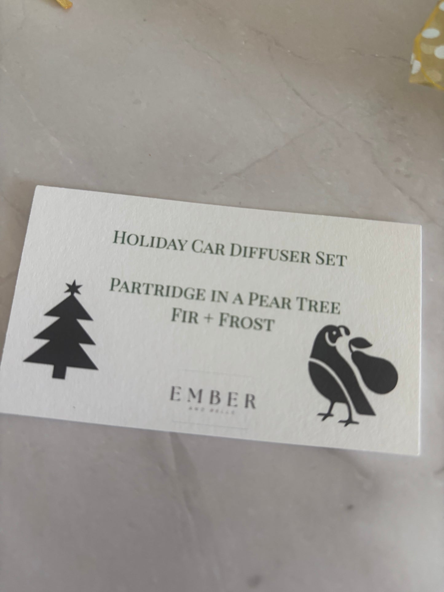 HOLIDAY CAR DIFFUSER DUO SET