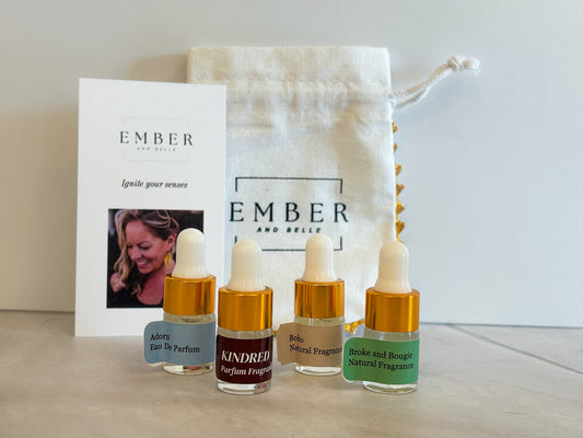 SAMPLE DISCOVERY OF OUR TOP 3 SCENTS; YOU PICK SCENT 4