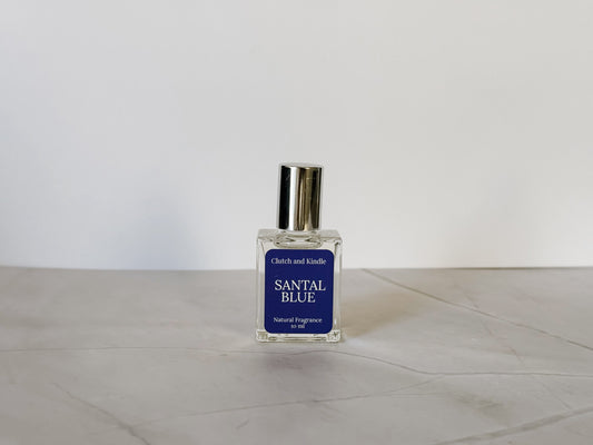 SANTAL BLUE ROLLERBALL COLOGNE FRAGRANCE (10 ML) image 0